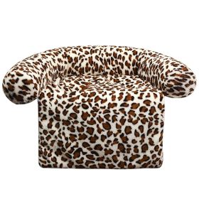 Pet Supplies Plush Kennel Sofa Blanket (Option: Light Leopard-60x80cm780G)